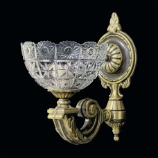 Светильник настенный (бра) из хрусталя ХН-О-20-1 КК Медальон