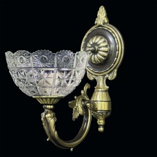 Светильник настенный (бра) из хрусталя ХН-О-20-1 Медальон
