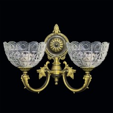 Светильник настенный (бра) из хрусталя ХН-О-20 Медальон